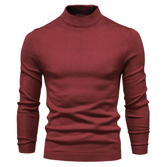 Herren stilvoller Rollkragenpullover aus weicher Merinowolle ShopNory