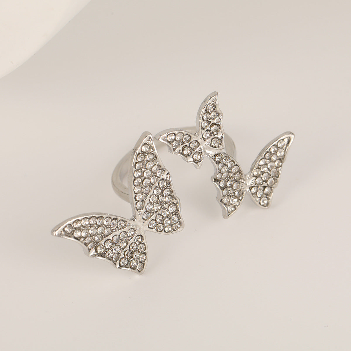 Damen Ring-Set mit funkelnden Schmetterlingsdesigns Shop Nory
