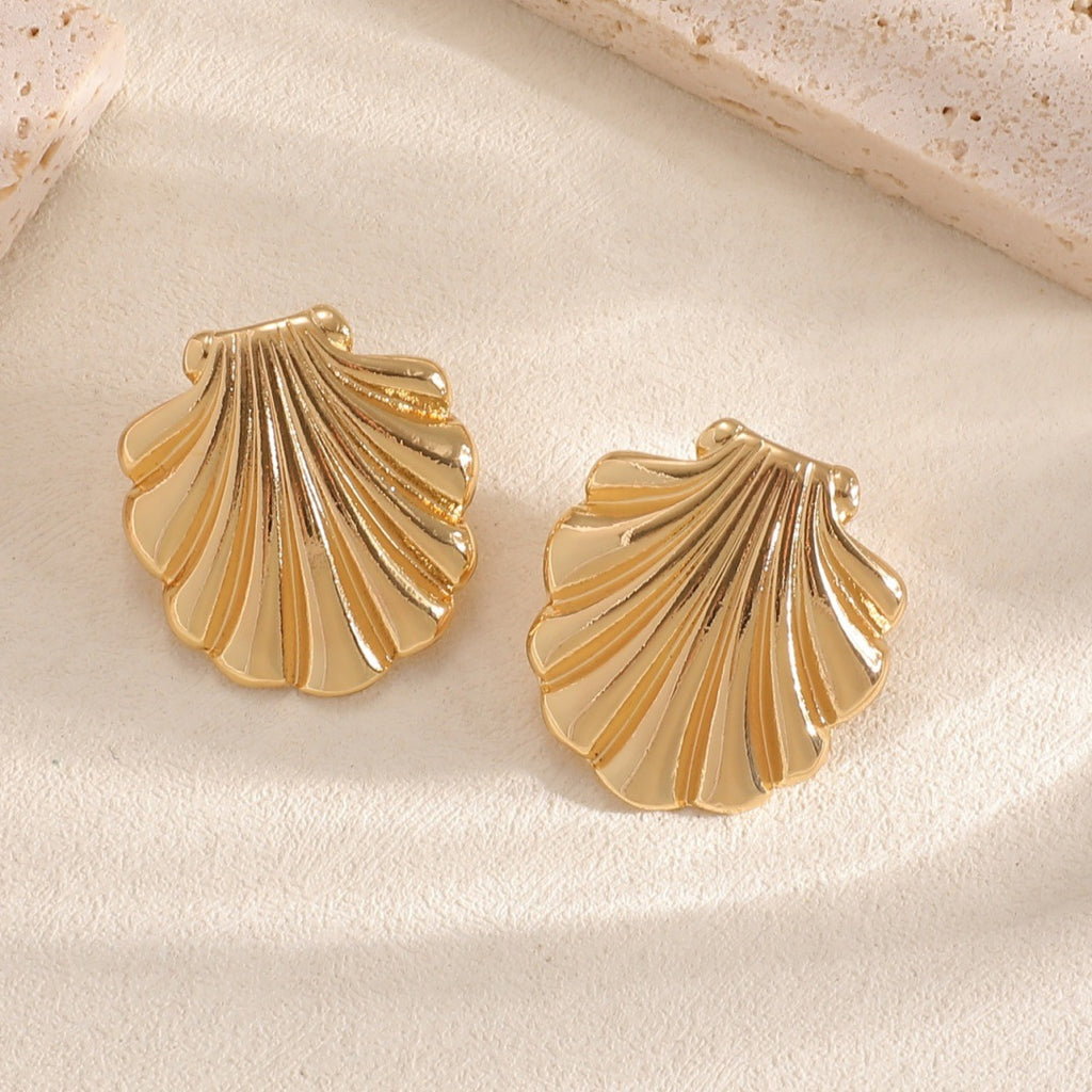 Damen Ohrstecker im eleganten Muscheldesign Shop Nory 1784077410