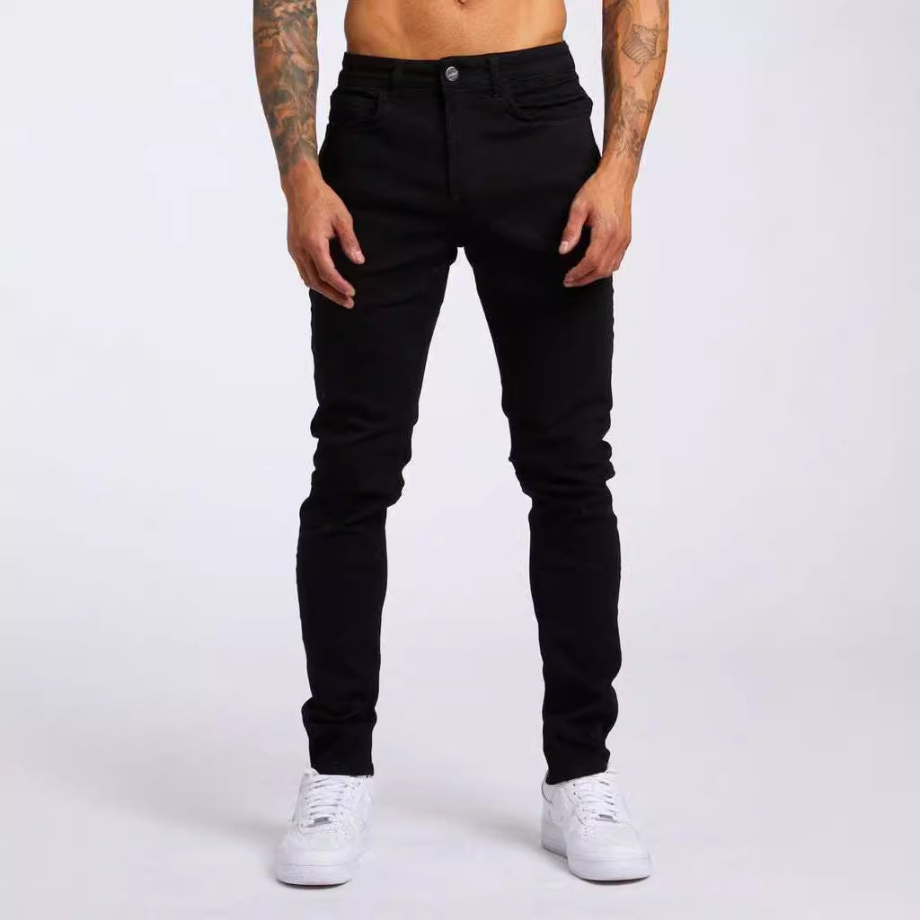Herren Slim Fit Jeans im authentischen Used-Look