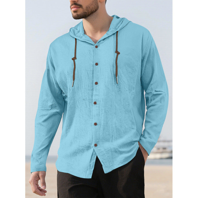 Herren Leichte Kapuzenshirt Shop Nory
