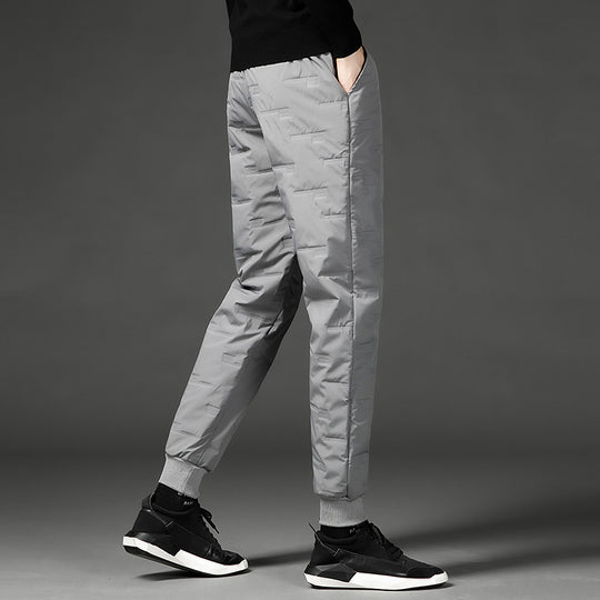 Herren Sportive Jogginghose mit elastischem Bund, Kordelzug und gerippten Beinabschlüssen Shop Nory