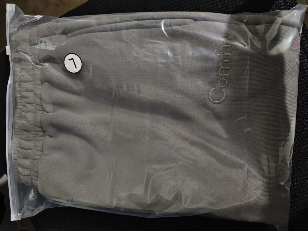 Damen nan lässige Sweatpants mit hohem Bund, seitlichen Eingrifftaschen und elastischen Bündchen Shop Nory