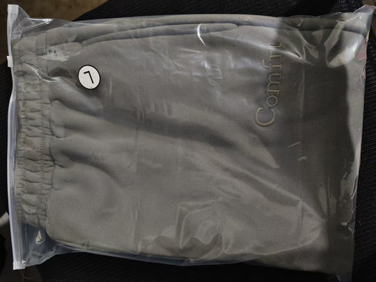 Damen nan lässige Sweatpants mit hohem Bund, seitlichen Eingrifftaschen und elastischen Bündchen Shop Nory