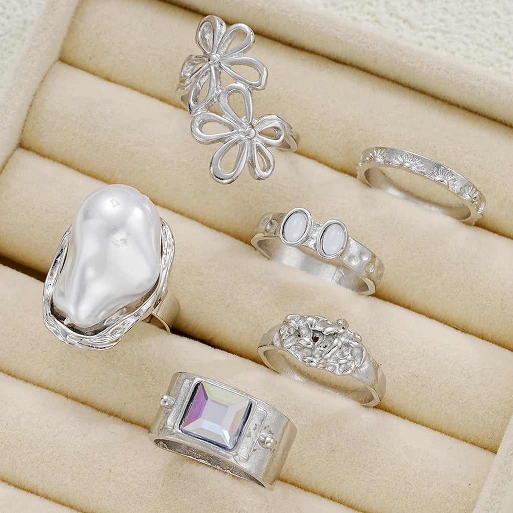Damen Ring-Set mit filigranen und kunstvollen Designs Shop Nory