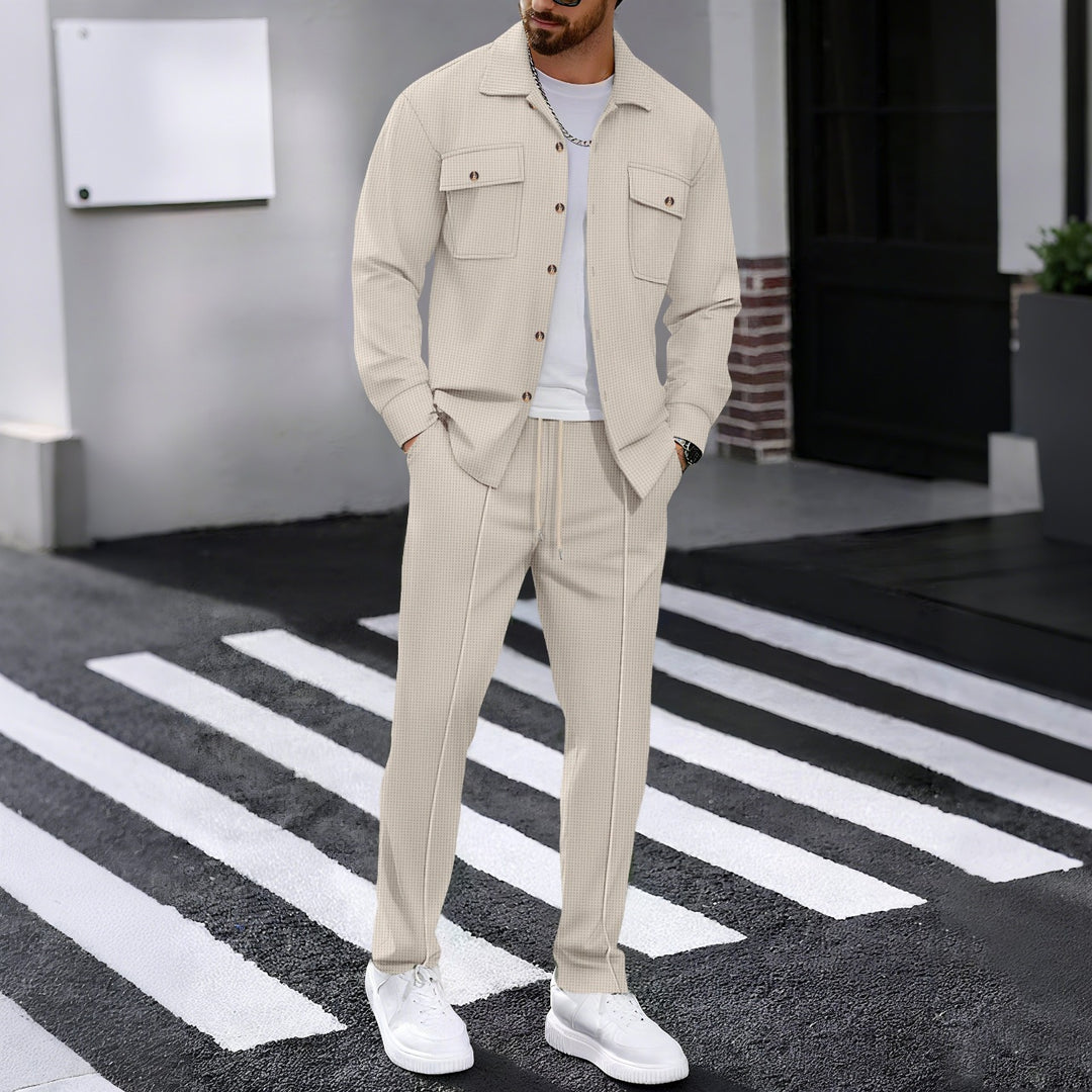 Herren nan leichtes Overshirt mit aufgesetzten Brusttaschen und entspannter Passform Shop Nory