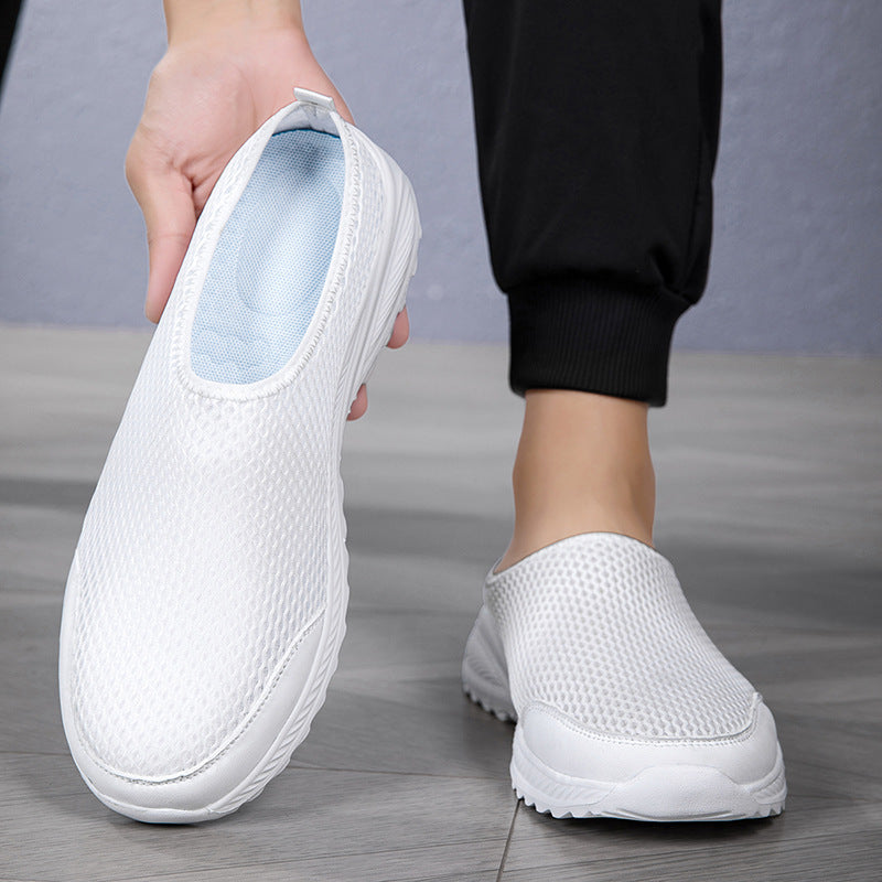 Unisex nan atmungsaktiver Mesh-Mule mit griffiger Flexlaufsohle und gepolstertem Komfortfußbett
