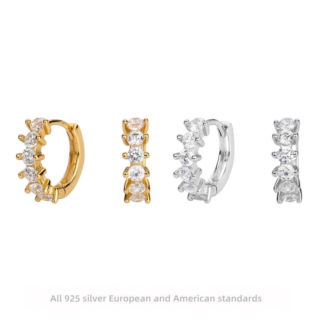 Damen Ohrhänger mit funkelnden Zirkonia und elegantem Design Shop Nory