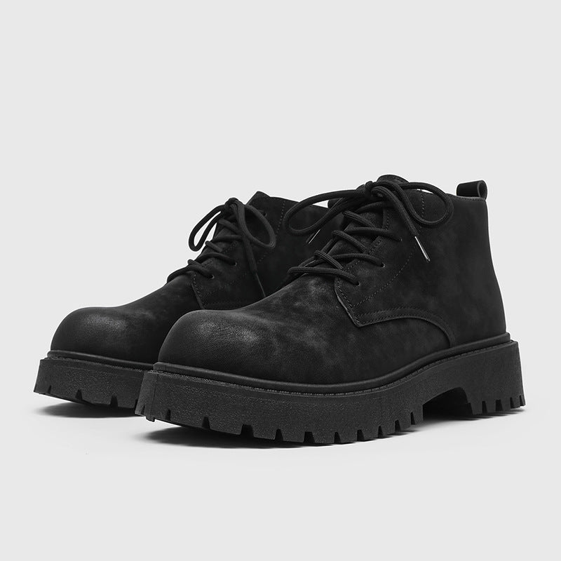 Herren Schnür-Boots im Combat‑Stil mit markanter Profilsohle Shopy Nory