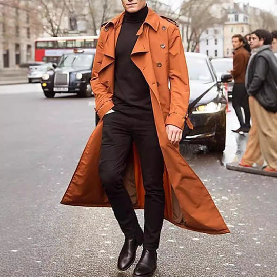Herren klassischer Trenchcoat