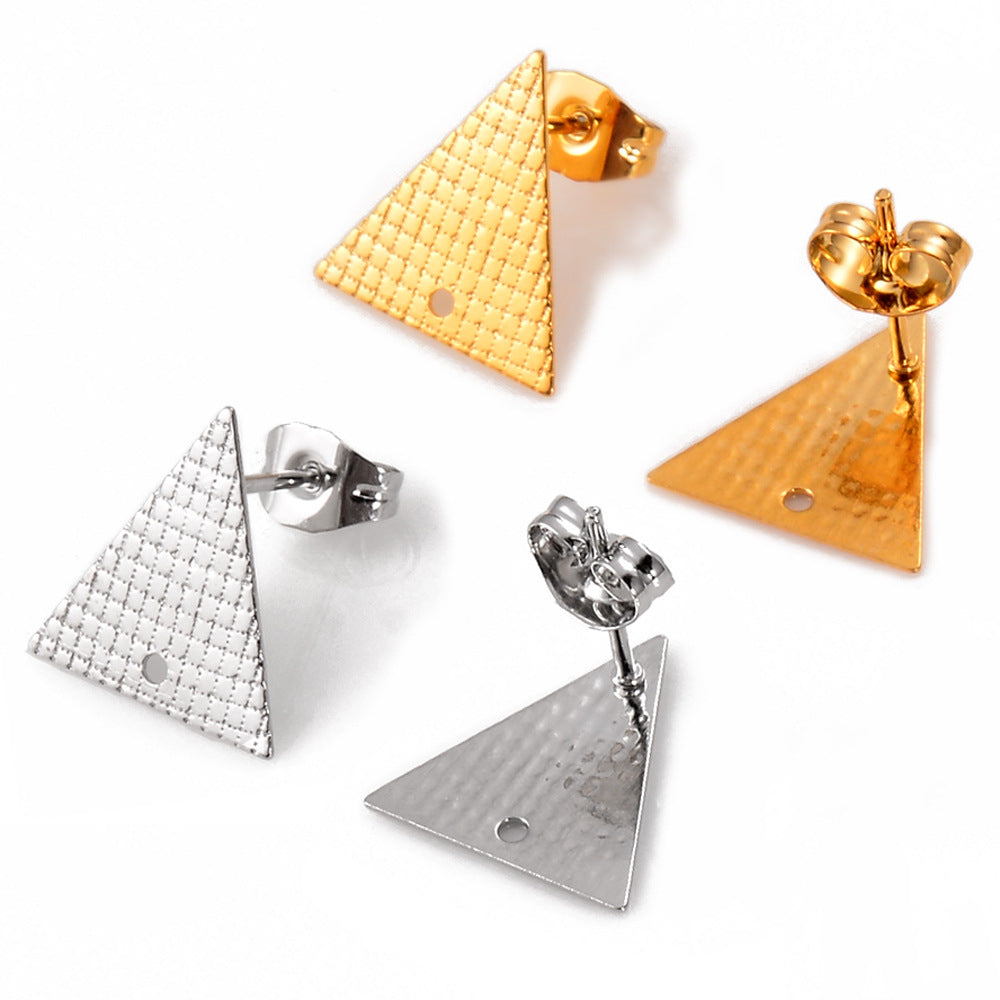 Damen Ohrstecker mit modernem dreieckigem Design Shop Nory