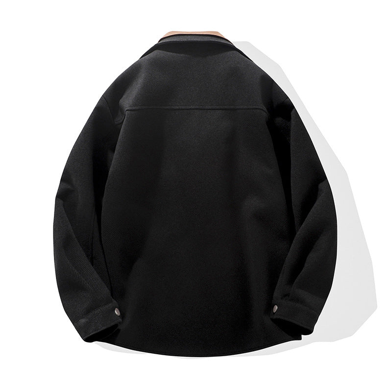 Herren trendige Übergangsjacke mit zwei praktischen Taschen