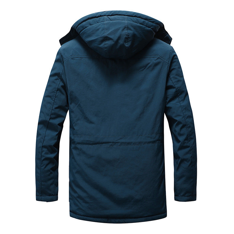 Herren Thermo-Fieldparka mit Sherpa-Innenfutter, Multifunktions‑Taschen und Kapuze Shop Nory