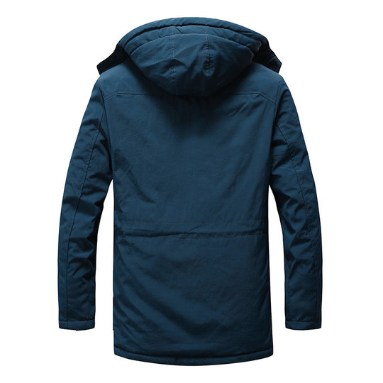 Herren Thermo-Fieldparka mit Sherpa-Innenfutter, Multifunktions‑Taschen und Kapuze Shop Nory