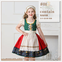 Kleid + Schürze + Kopftuch