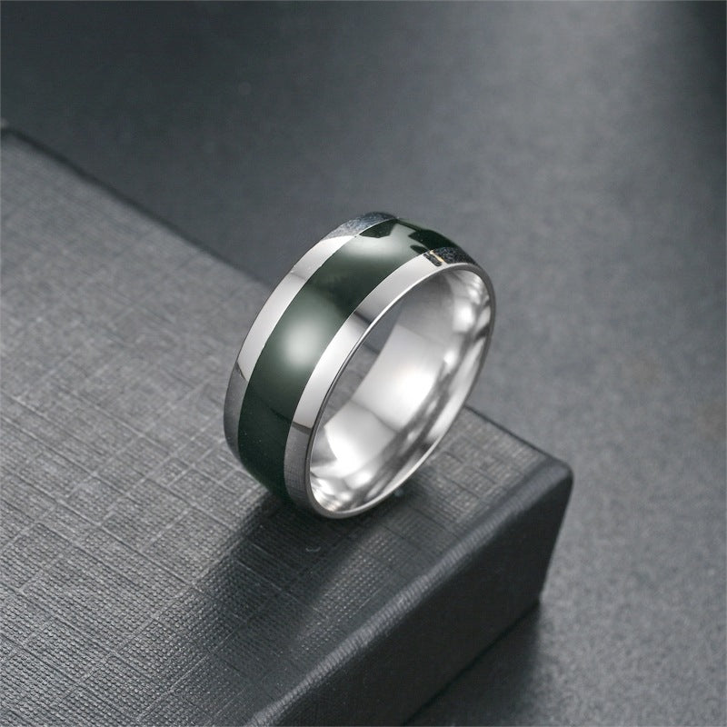 Herren Ring mit innovativem zwei-tonigen Oberflächendesign Shop Nory
