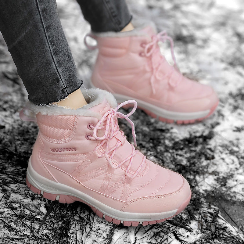 Damen Wasserfeste Winterstiefel mit isolierendem Futter und rutschfester Sohle Shopnory
