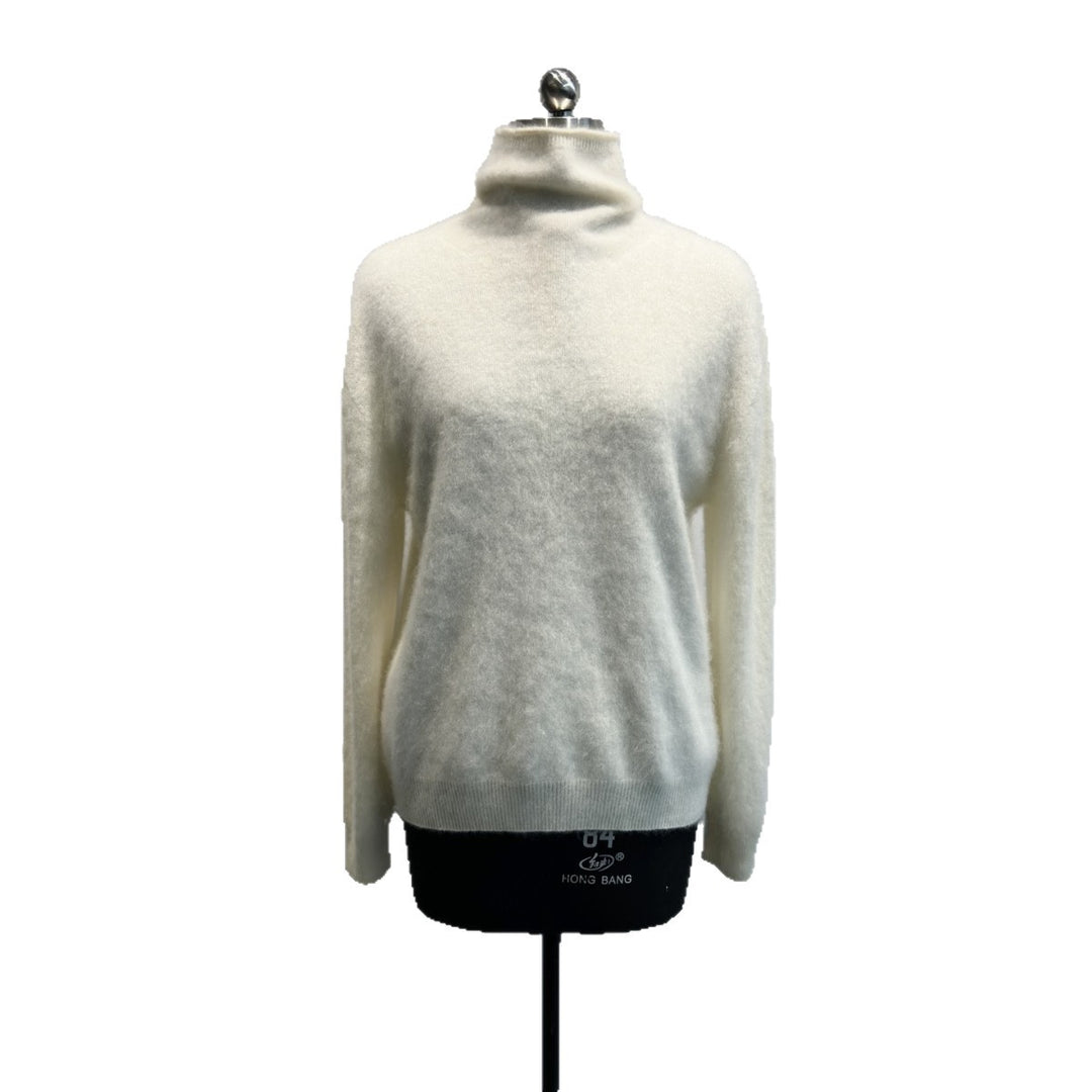 Damen Gemütlicher Rollkragen Strickpullover Shop Nory