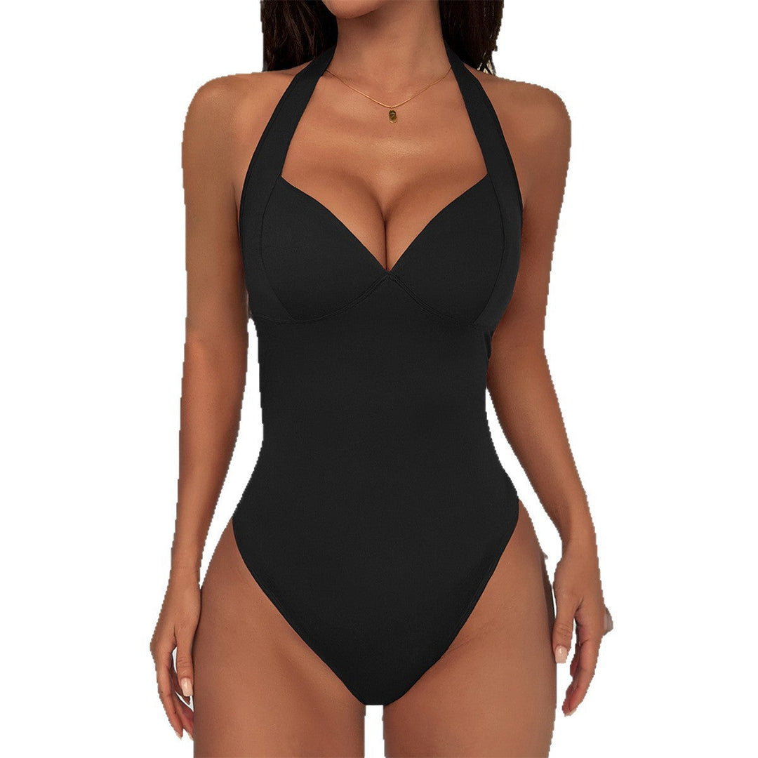 Damen Neckholder Bodysuit mit figurformendem Schnitt Shopnory