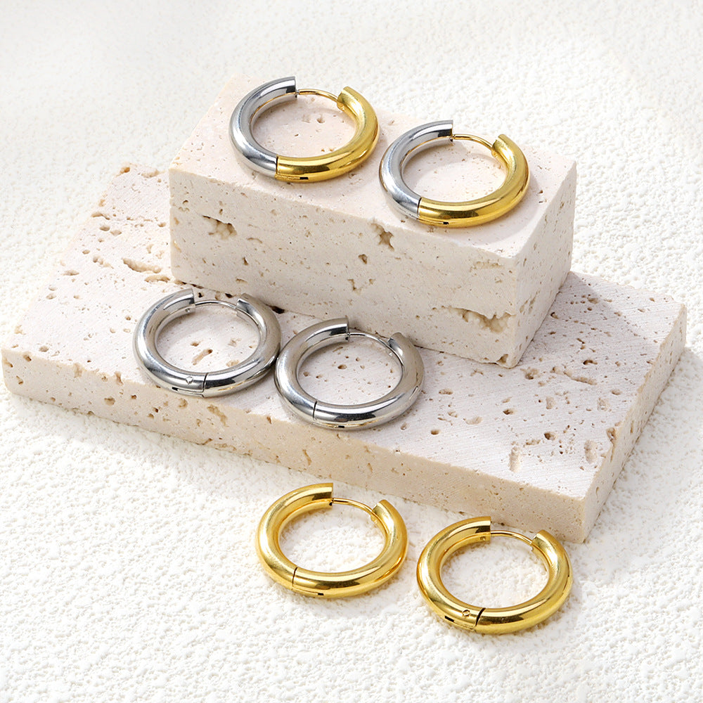 Damen Edle Creolen mit modernem Design Shop Nory