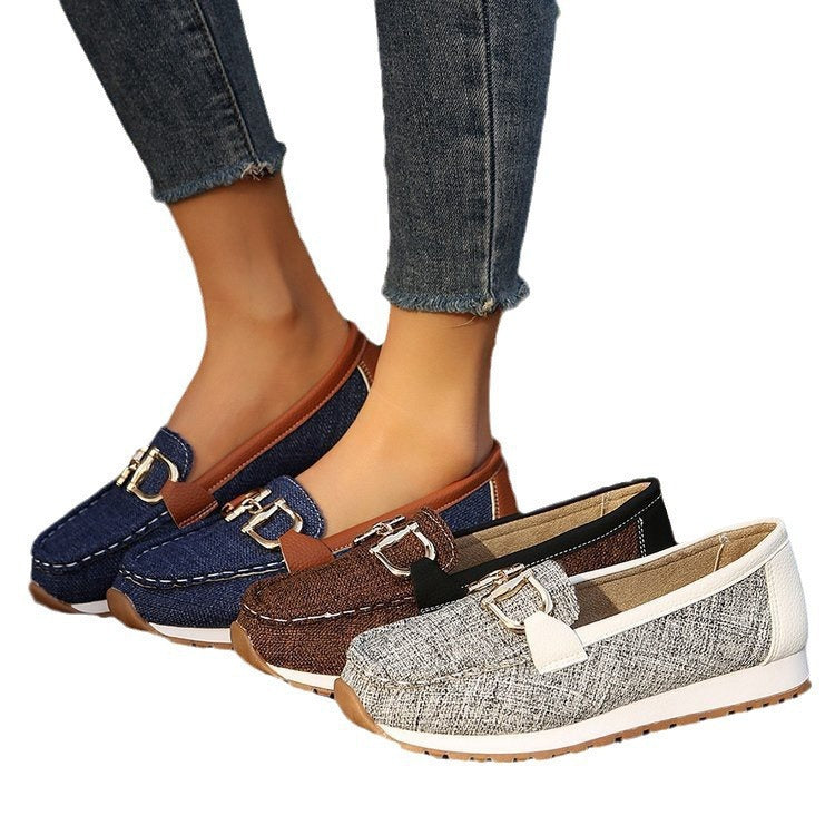 Damen Angesagte Plateau‑Loafer mit Gold‑Horsebit und gepolstertem Komfortfußbett Shop Nory