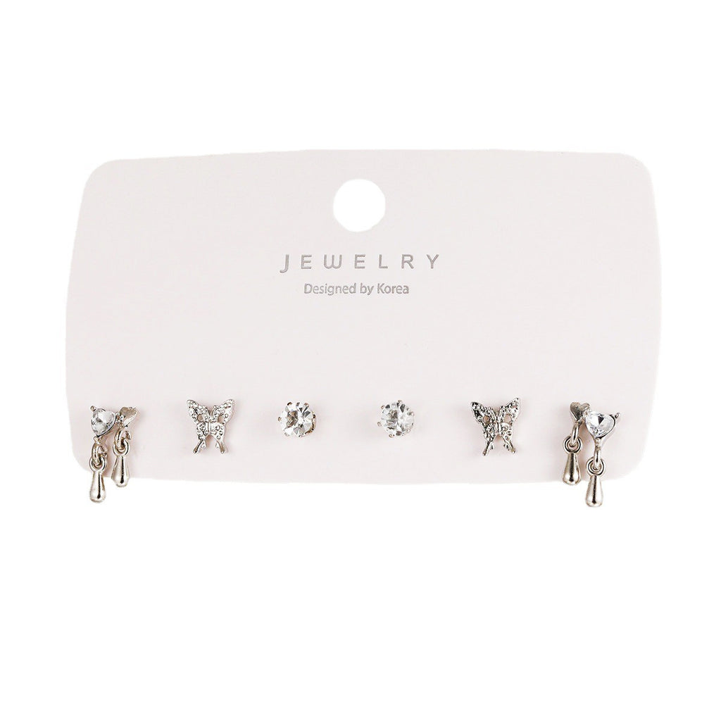 Damen Ohrstecker-Set mit vielseitigen Designs und eleganten Anhängern Shop Nory