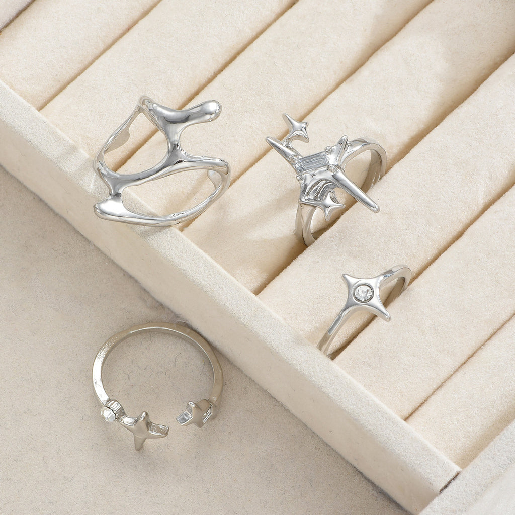 Damenring im modernen, skulpturalen Design Shop Nory