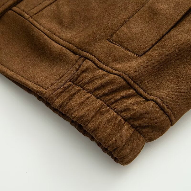 Damen Cropped Wollmix-Fieldjacke mit Stehkragen, verdecktem Verschluss und großen Pattentaschen Shop Nory