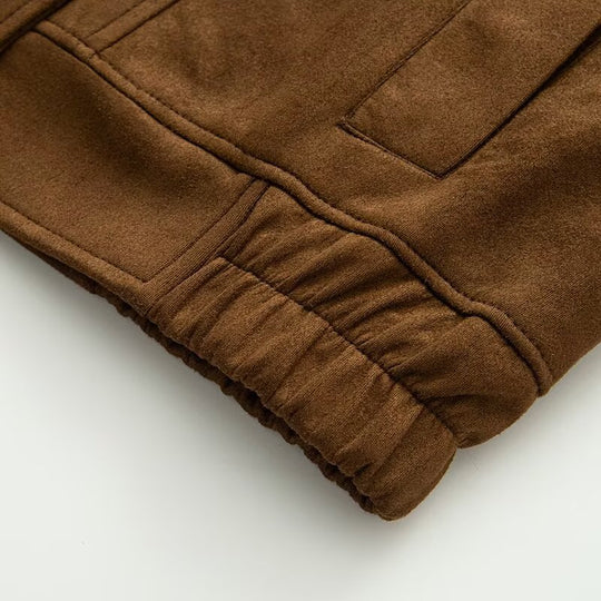 Damen Cropped Wollmix-Fieldjacke mit Stehkragen, verdecktem Verschluss und großen Pattentaschen Shop Nory