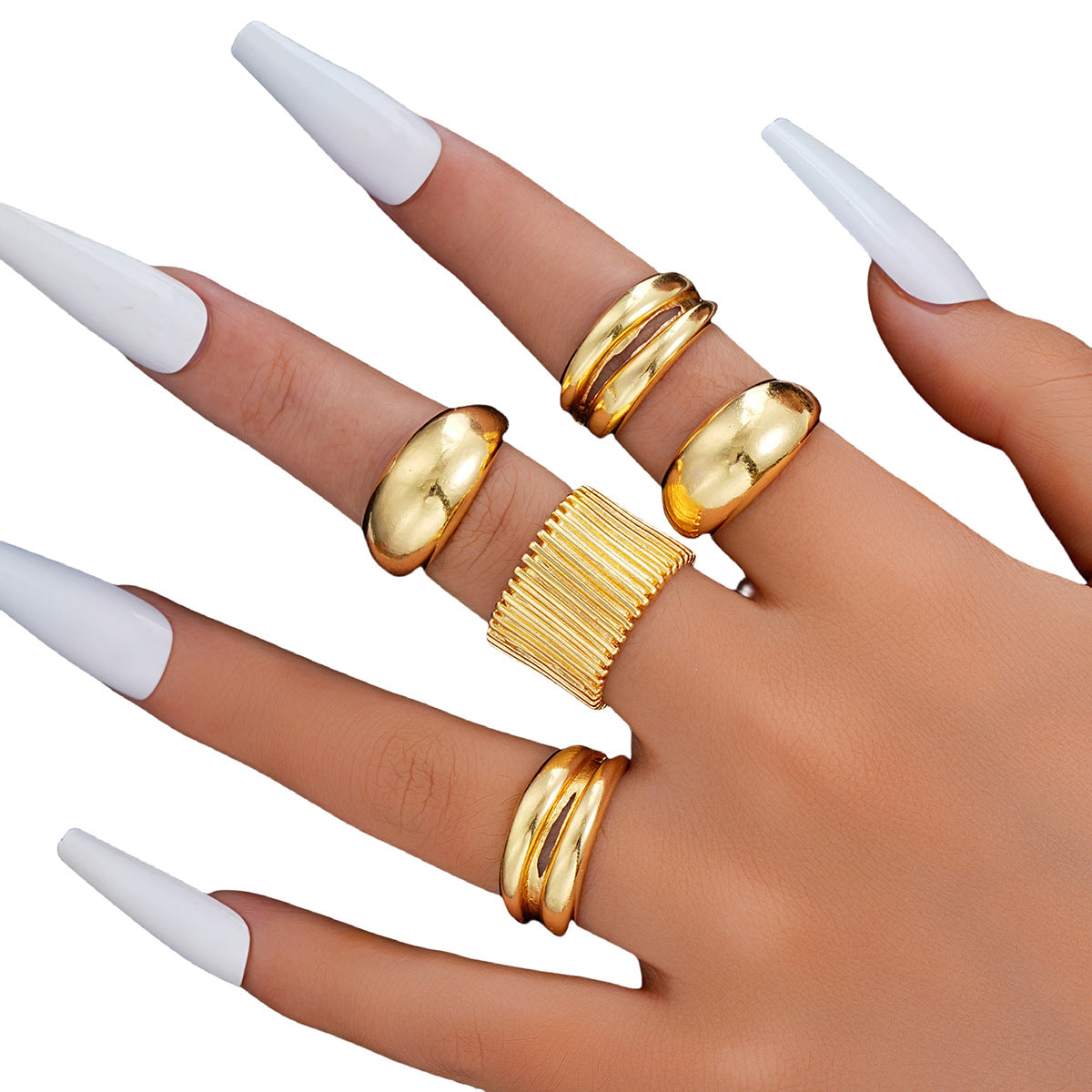 Damen Ring-Set mit einzigartigen und skulpturalen Designs Shop Nory