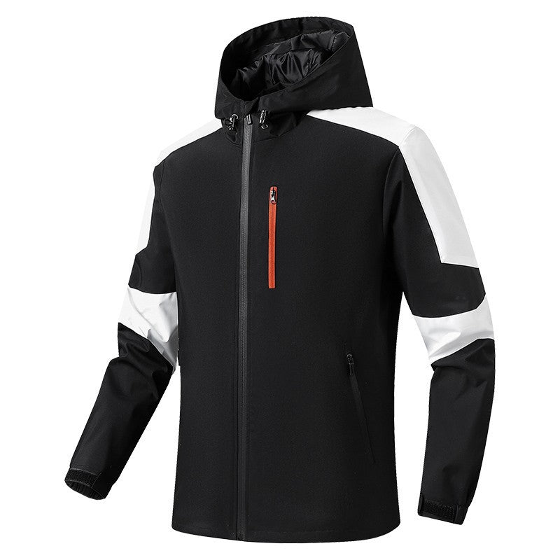 Herren Atmungsaktive Softshell‑Hardshell‑Hybridjacke mit Kapuze und wasserdichten Reißverschlusstaschen Shop Nory