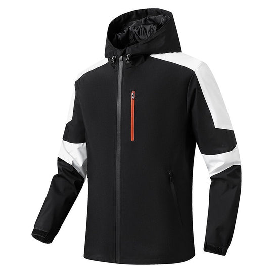 Herren Atmungsaktive Softshell‑Hardshell‑Hybridjacke mit Kapuze und wasserdichten Reißverschlusstaschen Shop Nory