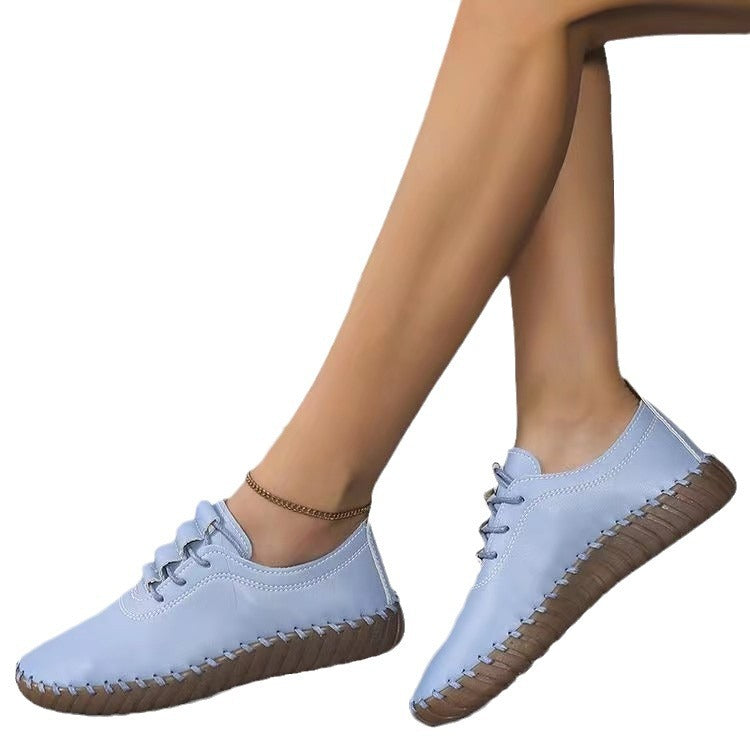 Damen Leichte Sneaker mit handgenähter Ziernaht und flexibler Profilsohle Shop Nory