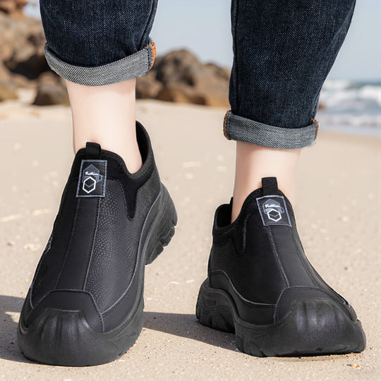 Herren nan robuster Slip-On Arbeitssneaker mit verstärkter Zehenkappe, rutschfester Profilsohle und elastischem Einstieg Shop Nory
