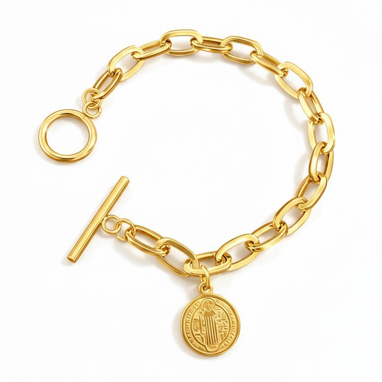 Damen modisches Gliederarmband mit einzigartigem Anhänger Shop Nory