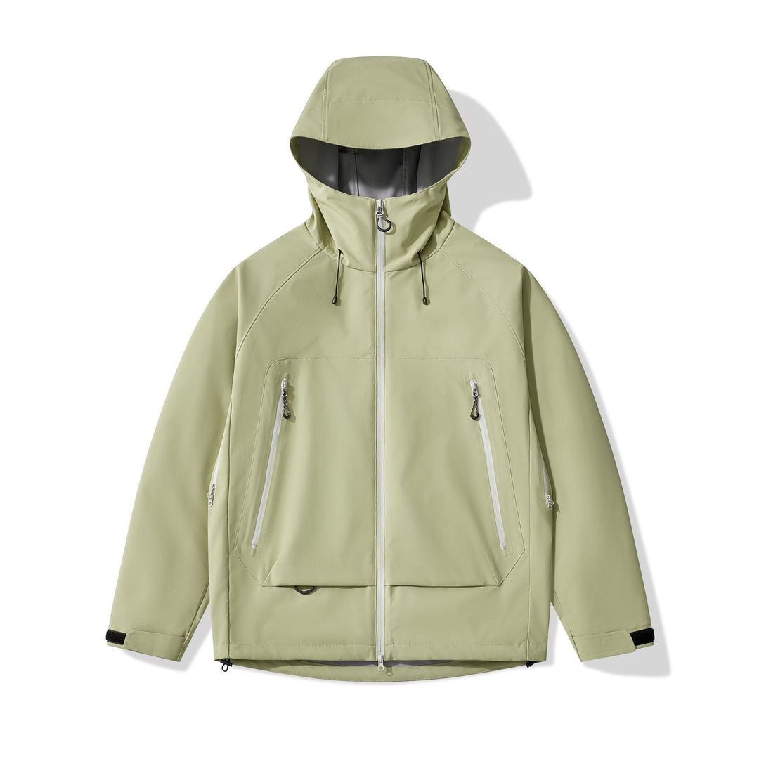Herren technisch-isolierende Softshelljacke mit Kapuze und Fleece-Innenkragen Shop Nory