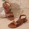Damen Sommerliche Freizeitsandalen mit verstellbaren Riemen und ergonomischer Sohle