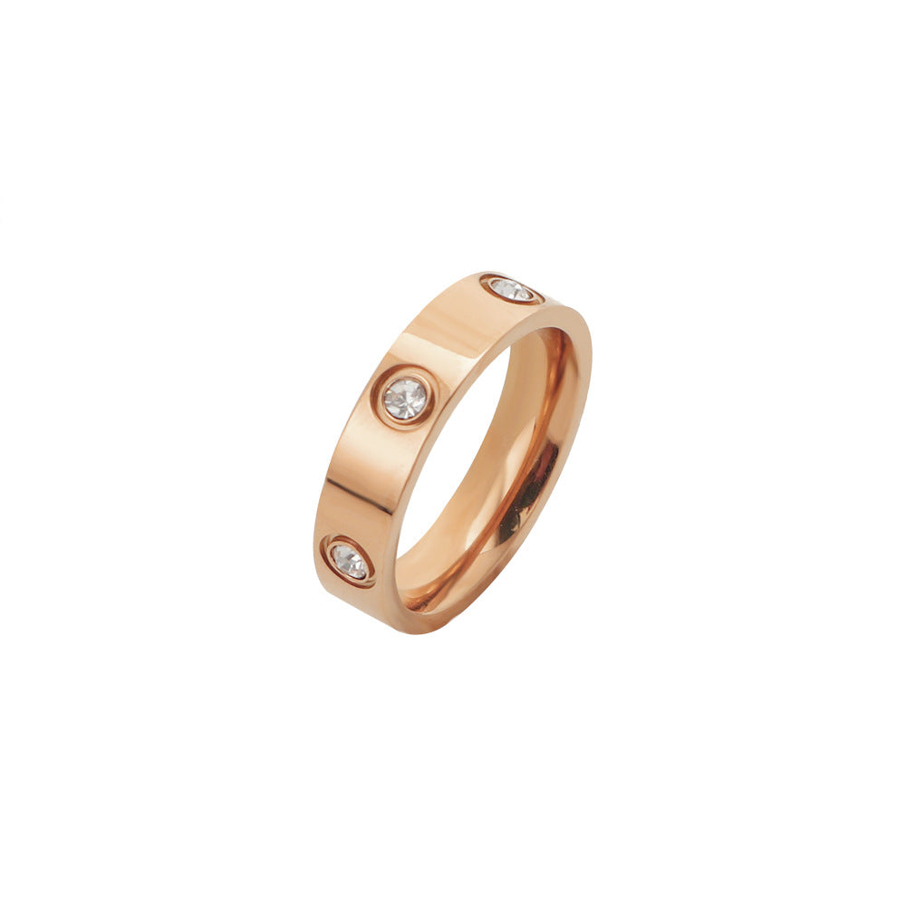 Damen eleganter Ring mit funkelnden Zirkonia Steinen Shop Nory