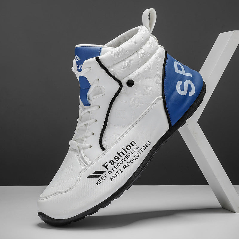 Damen Hohe Sneakers mit rutschfester Sohle und atmungsaktivem Obermaterial