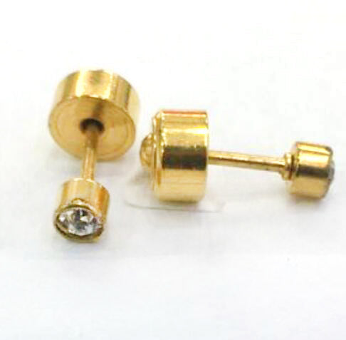 Damen Edelstahl Ohrstecker mit funkelnden Zirkonia Shop Nory