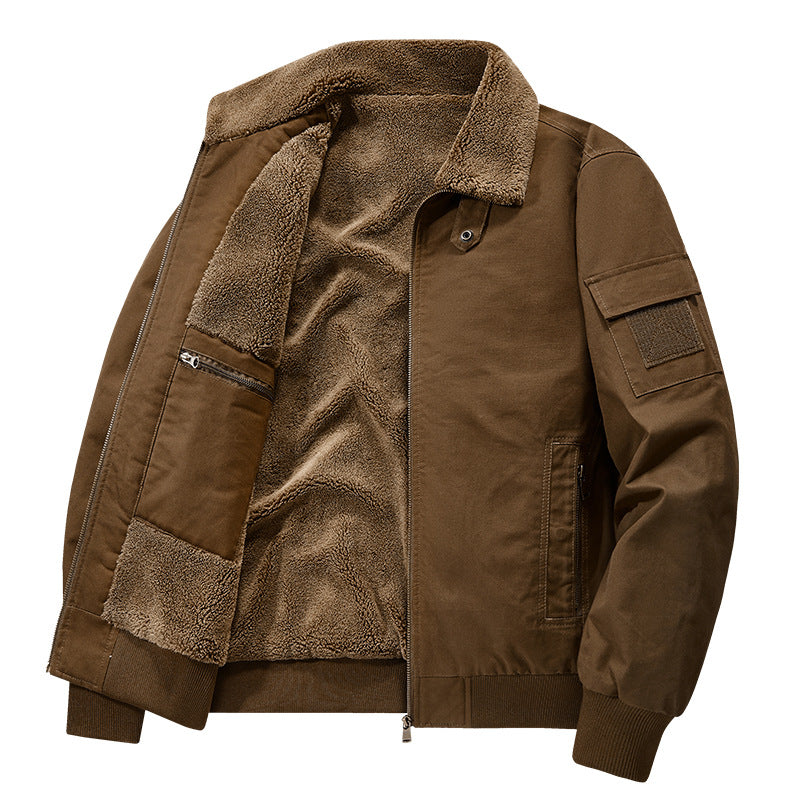 Herren Stylische Übergangsjacke mit Teddyfutter Shop Nory