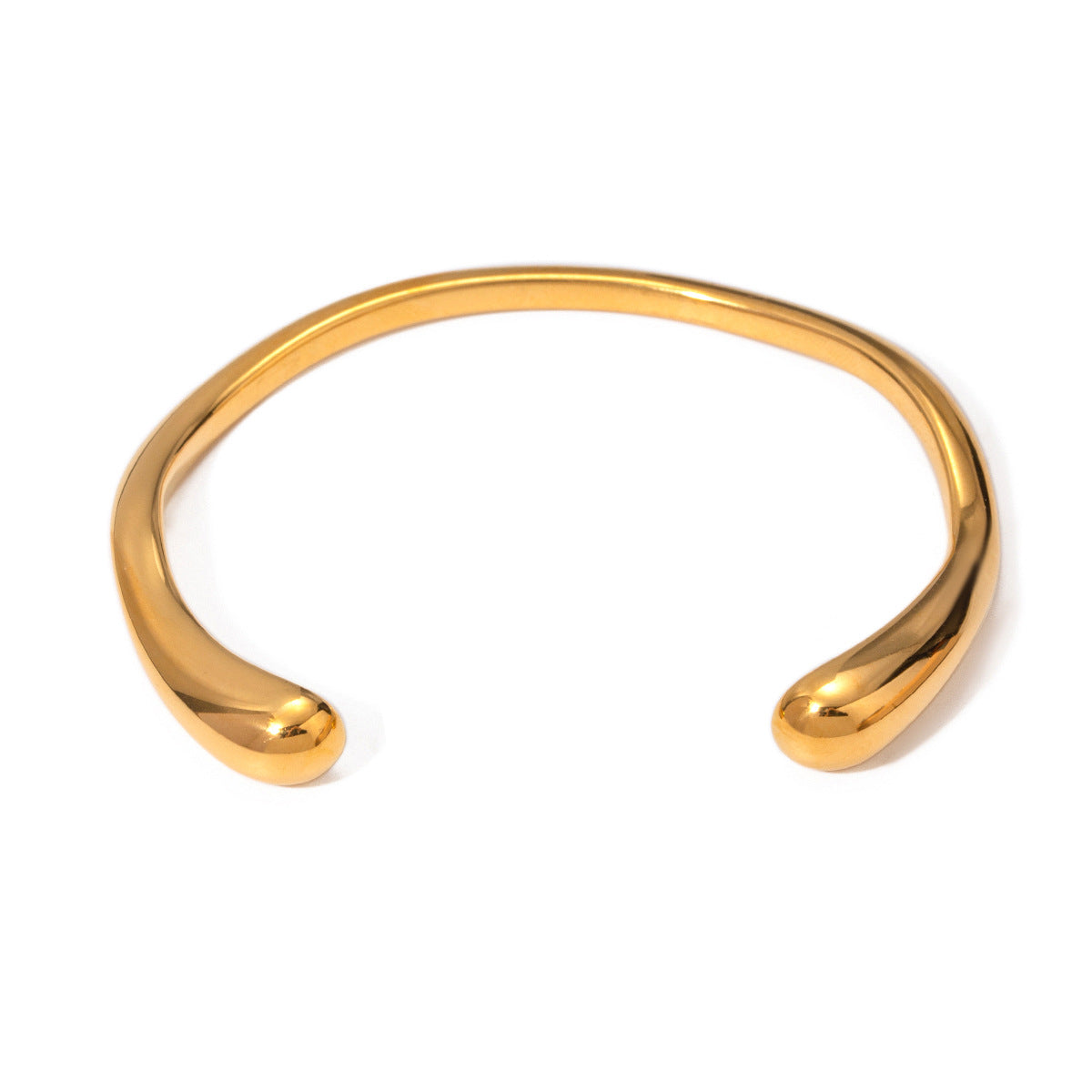 Damen Offenes Armband mit modernem Design aus hypoallergenem Edelstahl Shop Nory