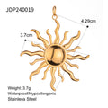 Damen Anhänger mit filigranem Sonnendesign aus hypoallergenem Edelstahl Shop Nory