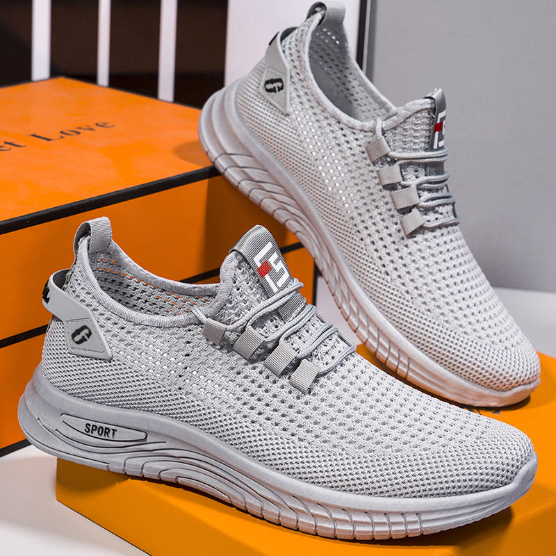 Herren Atmungsaktive Mesh-Laufschuhe mit flexiblem Design