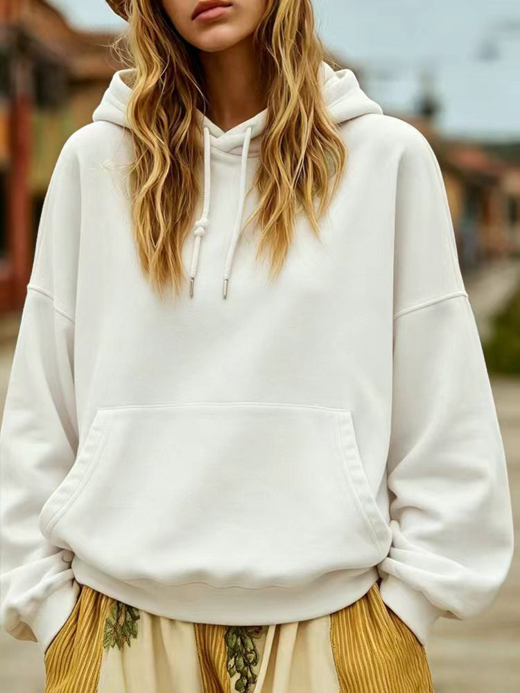 Damen Oversize-Kapuzenpullover mit Kängurutasche und Relaxed-Fit Shop Nory