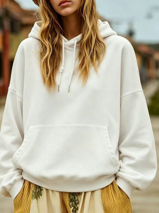 Damen Oversize-Kapuzenpullover mit Kängurutasche und Relaxed-Fit Shop Nory