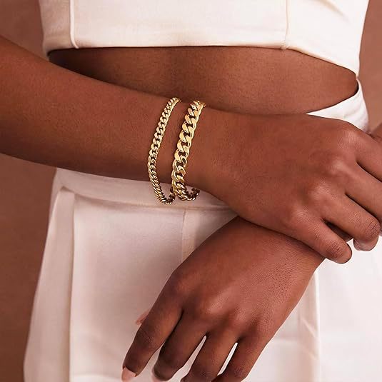 Damen Armbandset mit eleganter Glieder- und Zweischichtenkonstruktion Shop Nory