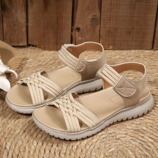 Damen Sportliche Sandalen mit elastischen Riemen