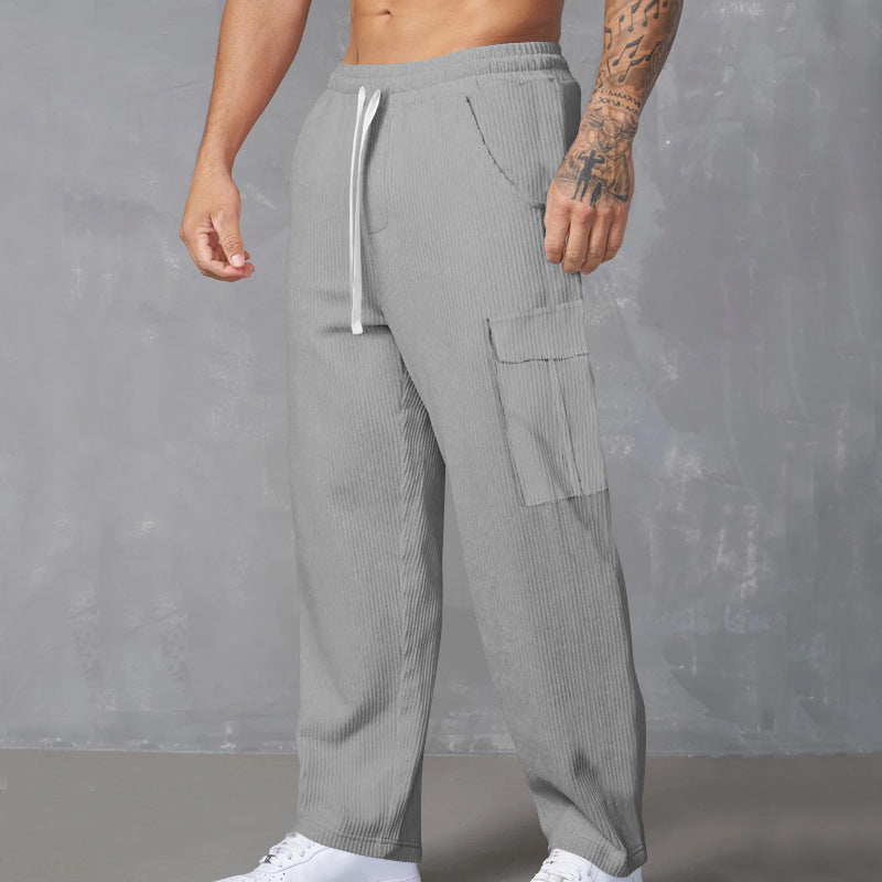 Herren Cargohose mit elastischem Bund und praktischen Taschen