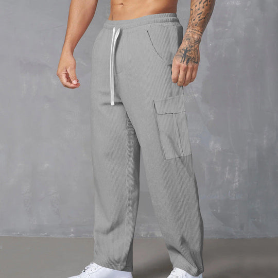 Herren Cargohose mit elastischem Bund und praktischen Taschen